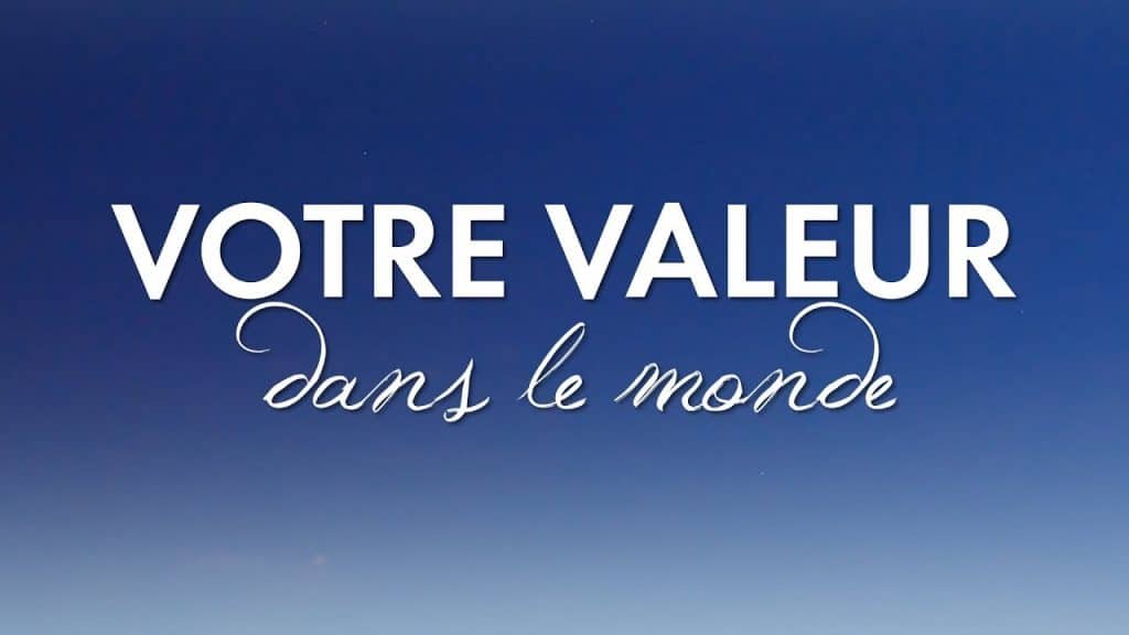 Votre valeur dans le monde avec Dr Dain Heer