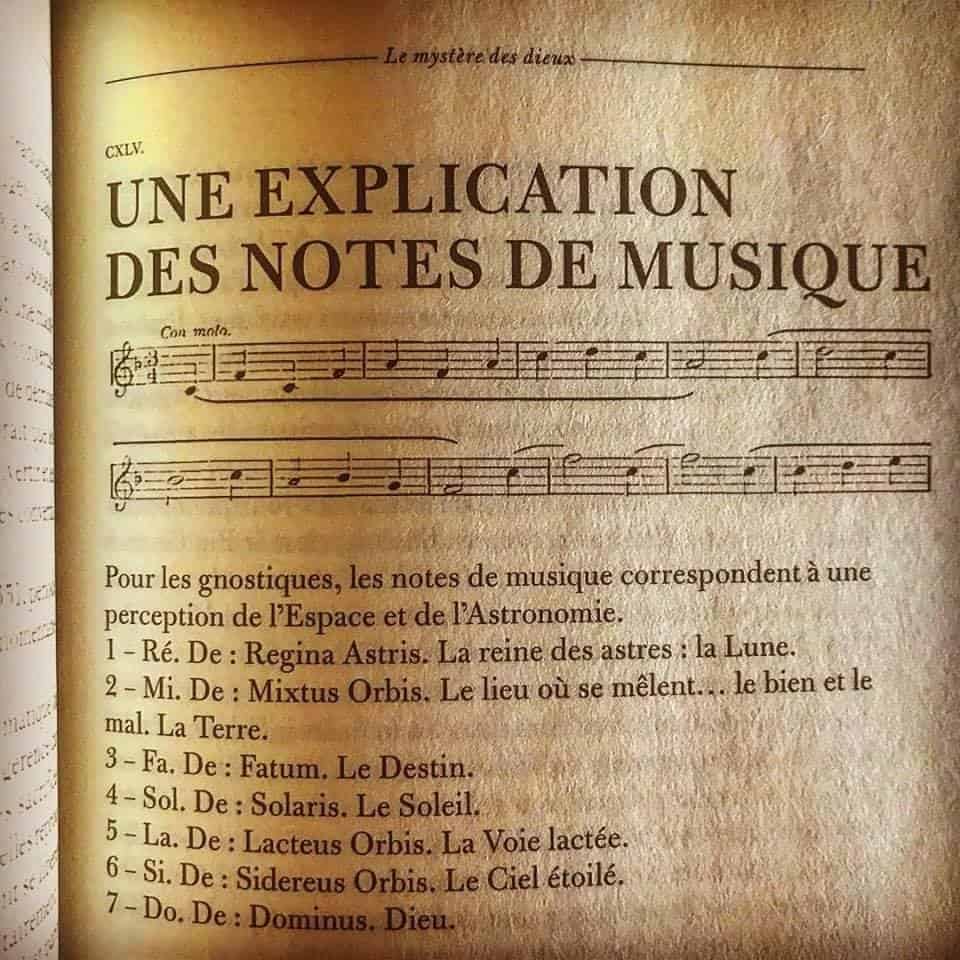 Le rayon de la création ou les notes de musique 1 les notes de musique