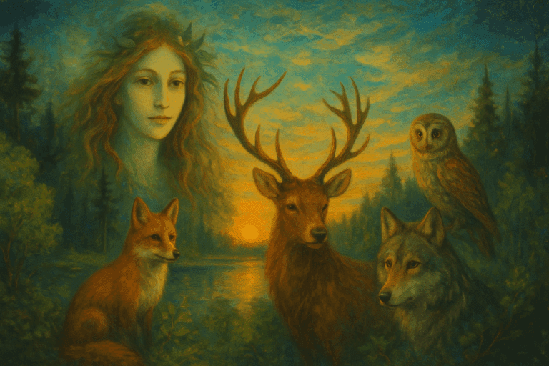 Esprits et Animaux de la Terre : La Magie Qui Nous Invite à ÊTRE et à RECEVOIR 2 Esprits et Animaux de la Terre : au Coucher du Soleil