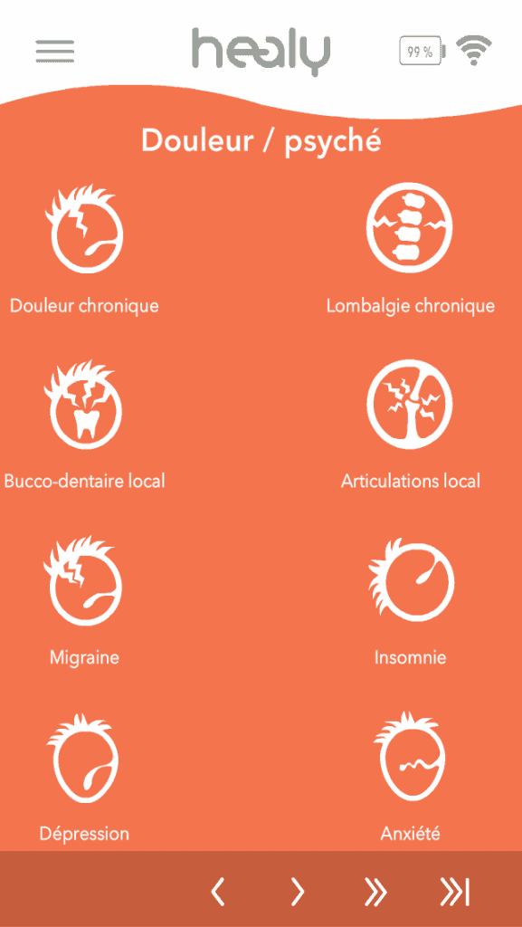 Douleur / psychisme​ Healy, Programmes Healy, thérapie fréquentielle, douleur, souffrance, changement de vie, dispositif médical, certification, classe IIA, Europe, migraine, maux de tête, troubles du sommeil, troubles musculaires, anxiété, douleurs chroniques, troubles squelettiques, dépression, fibromyalgie, douleur chronique, mal de dos chronique, douleurs dentaires, articulations, migraine, insomnie, psychisme, soulagement, traitement, système nerveux central.