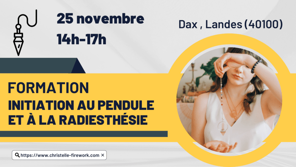 Formation : initiation au Pendule et à la radiesthésie