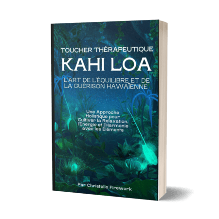 Praticien appliquant les techniques du Kahi Loa, une méthode hawaïenne de relaxation et de guérison basée sur les 7 éléments naturels : feu, eau, air, terre, végétal, animal et lumière.