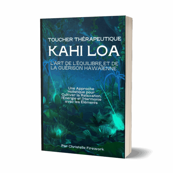 Praticien appliquant les techniques du Kahi Loa, une méthode hawaïenne de relaxation et de guérison basée sur les 7 éléments naturels : feu, eau, air, terre, végétal, animal et lumière.