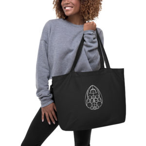 Grand tote bag bio "Le Créateur... C'est vous !"