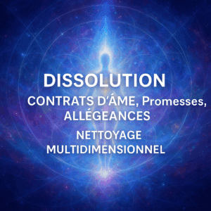 Illustration quantique du protocole de dissolution des contrats d’âme et nettoyage multidimensionnel