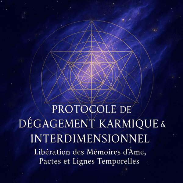 Protocole de Dégagement Karmique & Interdimensionnel – Libération des Mémoires d’Âme