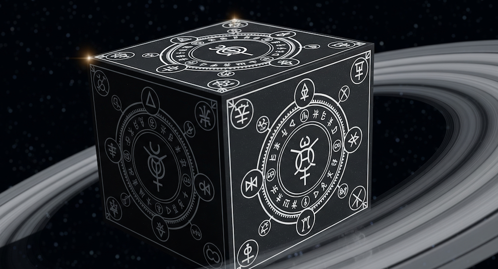 Illustration du Cube Noir de Saturne